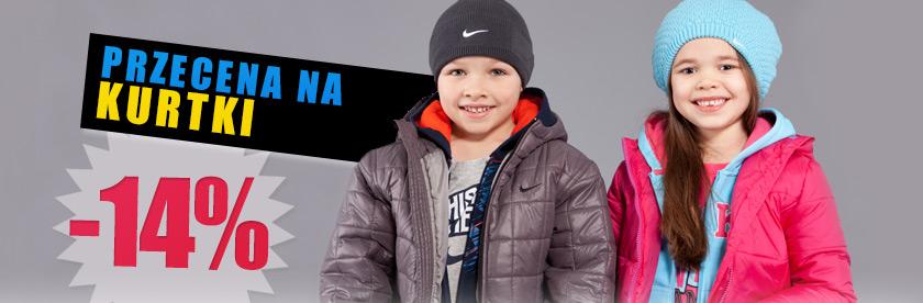 Przecena na kurtki -14%